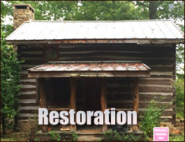 Historic Log Cabin Restoration  Grelton, Ohio